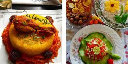 مدل سفره آرایی شام مهمانی + تزیین مرغ برای سفره شام