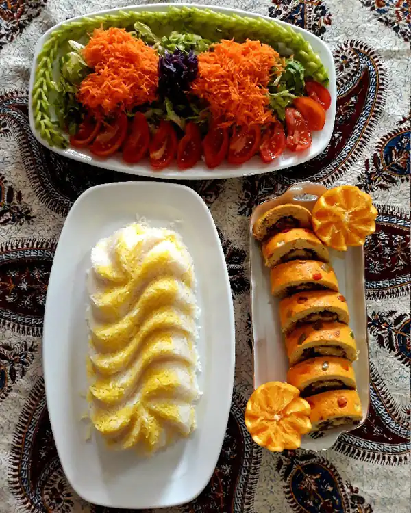 مدل سفره آرایی شام