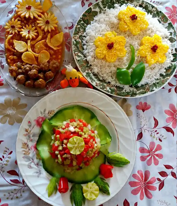 مدل سفره آرایی شام