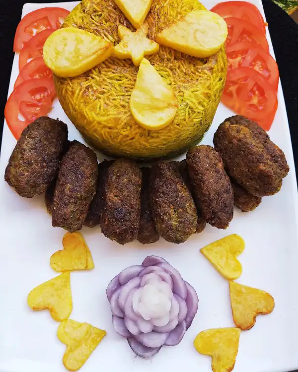 مدل تزیین غذا