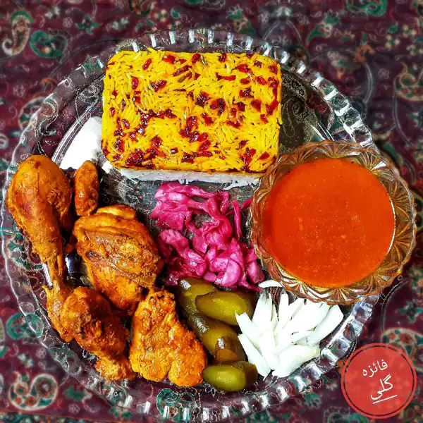 مدل تزیین غذا