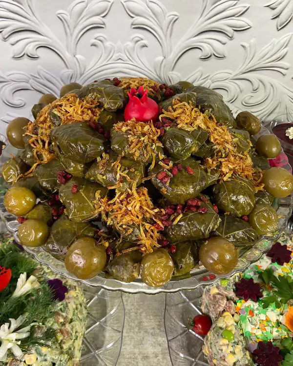 تزیین انواع دلمه