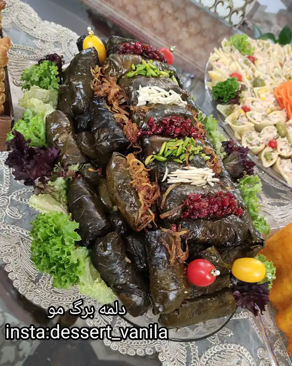 تزیین انواع دلمه