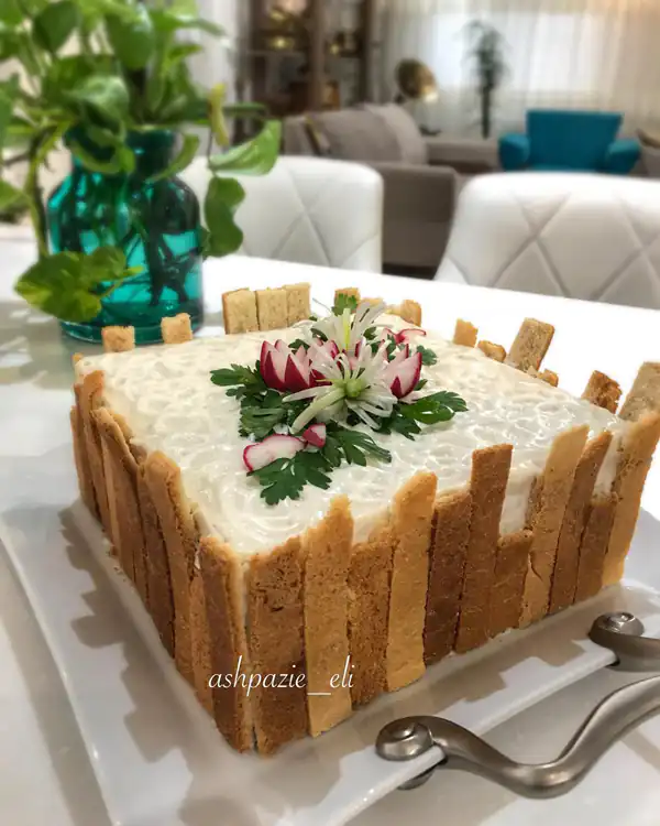 تزیین برای کیک مرغ