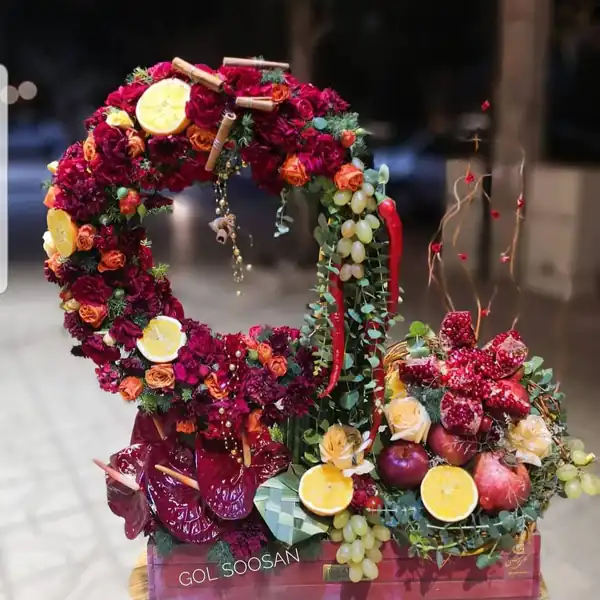 تزیین میوه شب یلدا ساده