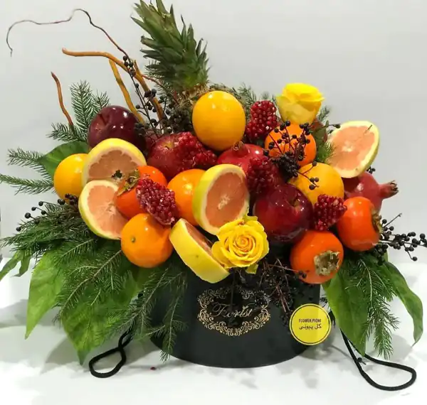 تزیین میوه شب یلدا ساده