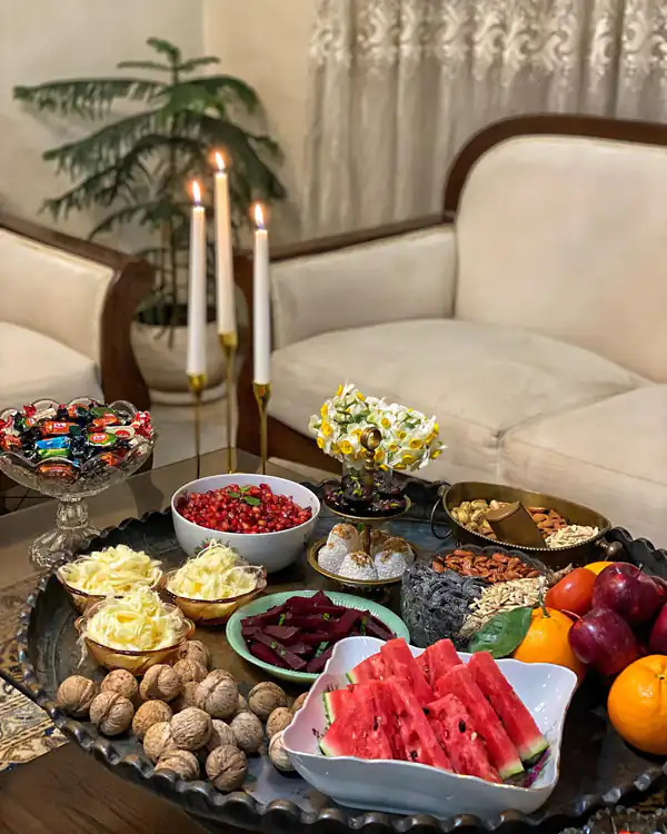 تزیین شب یلدا ۱۴۰۳