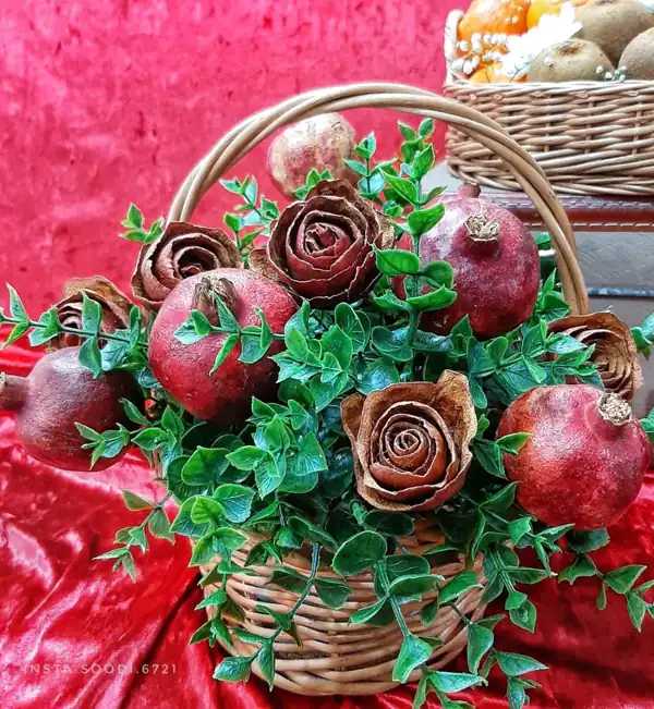 تزیین شب یلدا انار