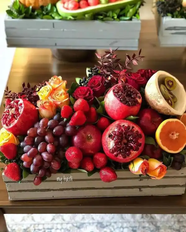 تزیین شب یلدا انار