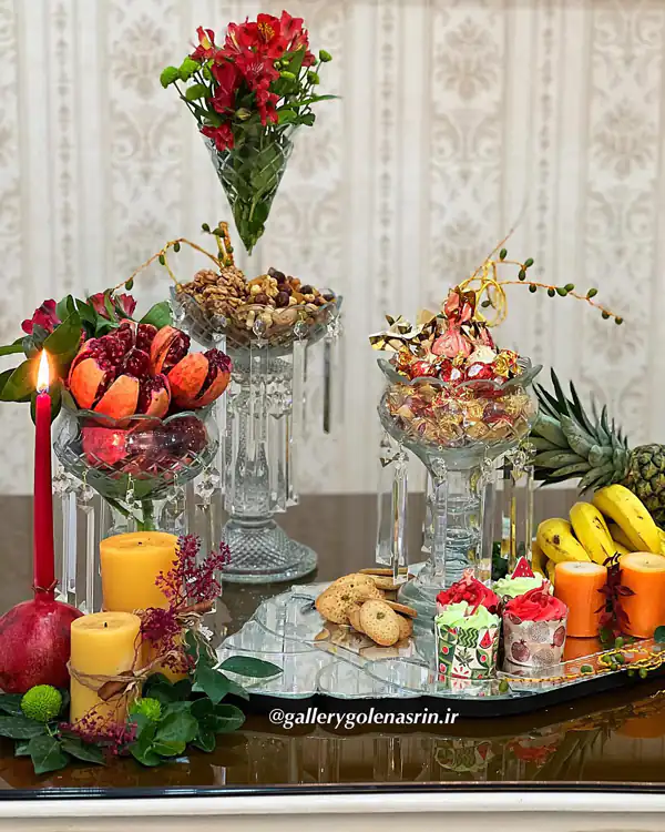 تزیین شب یلدا انار