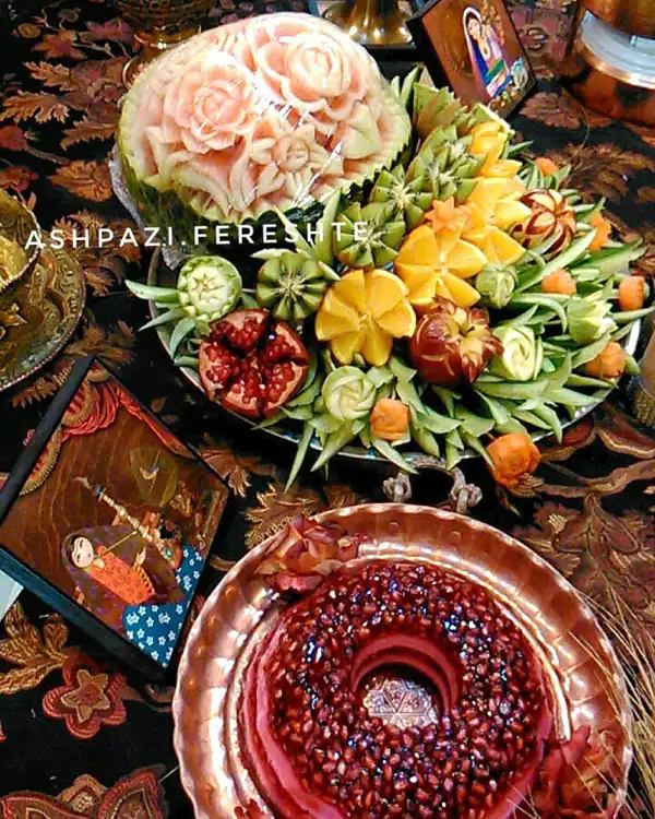 تزیین شب یلدا عروس