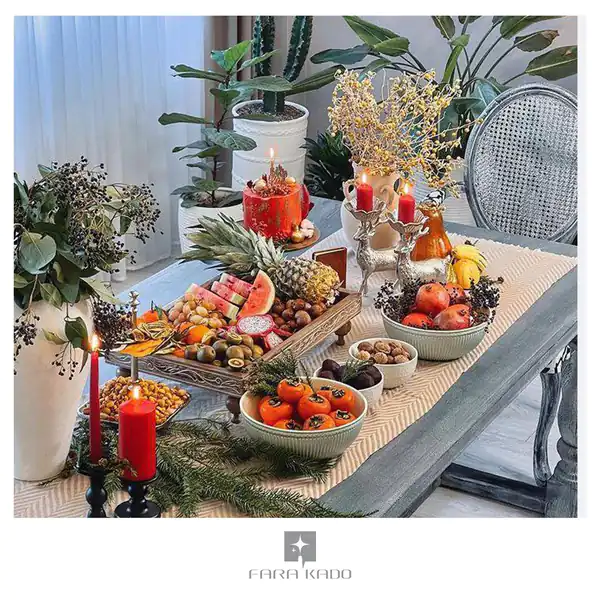 تزیین شب یلدا عروس