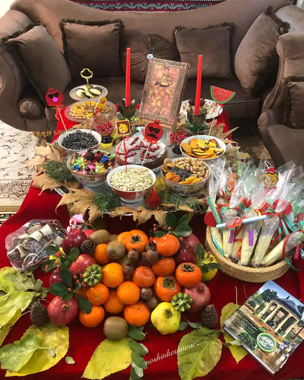 تزیین شب یلدا امسال