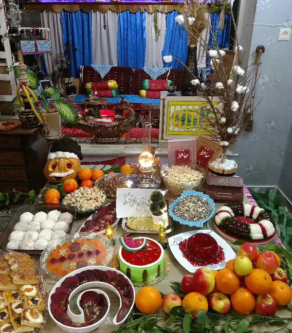 تزیین شب یلدا ایده