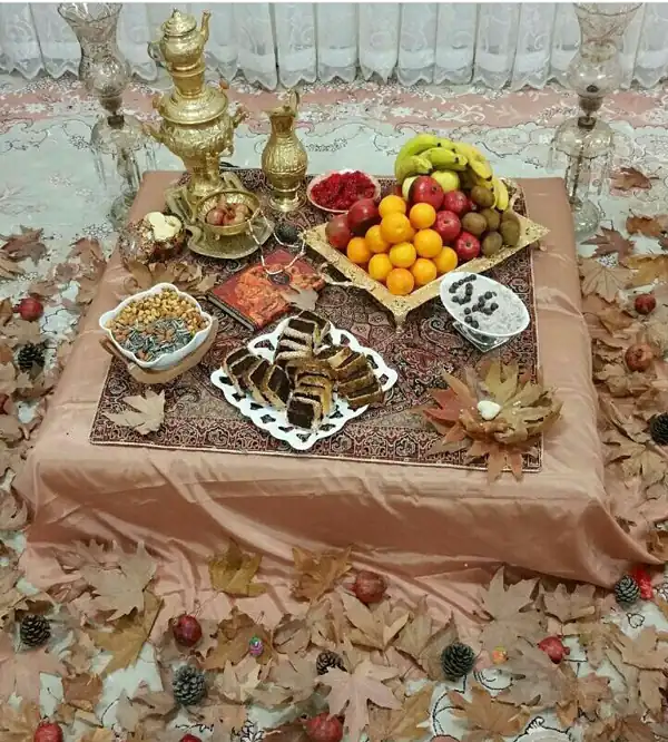 تزیین شب یلدا سنتی