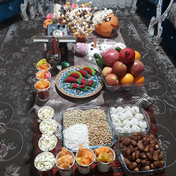 تزیین شب یلدا سنتی
