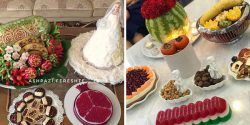 تزیین شب یلدایی برای عروس + تزیین میوه شب یلدایی