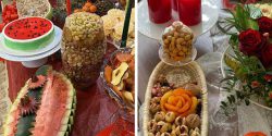 تزیینات شب یلدا برای ایده گرفتن + سفره شب یلدا امسال