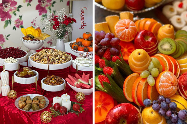 تزیین سفره شب یلدا لاکچری عروس تزیین شب یلدا برای عروس اینستاگرام سفره شب یلدا ساده و شیک سفره شب یلدا باکلاس عکس سفره شب یلدا قدیمی سفره شب یلدا امسال