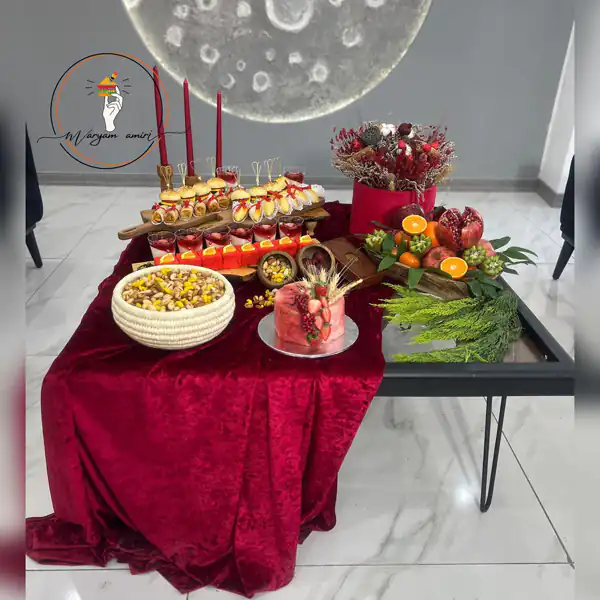تزیینات شب یلدا عروس