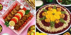 انواع تزیین غذا و سفره آرایی با ایده های خلاقانه و شیک