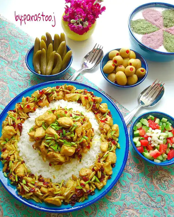 عکس سفره آرایی غذا