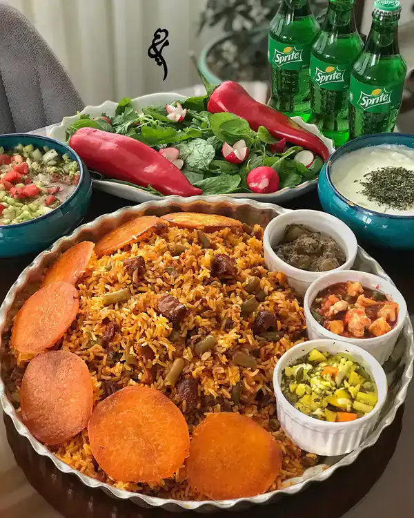 عکس سفره آرایی غذا