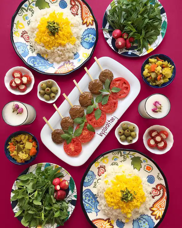 ایده میز شام
