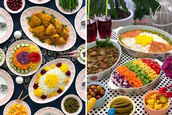 تزیین میز مهمانی ساده عکس میز شام لاکچری خارجی تزیین میز مهمانی دوستانه میز مهمانی عصرانه چیدمان میز شام سلف سرویس میز شام ساده و شیک