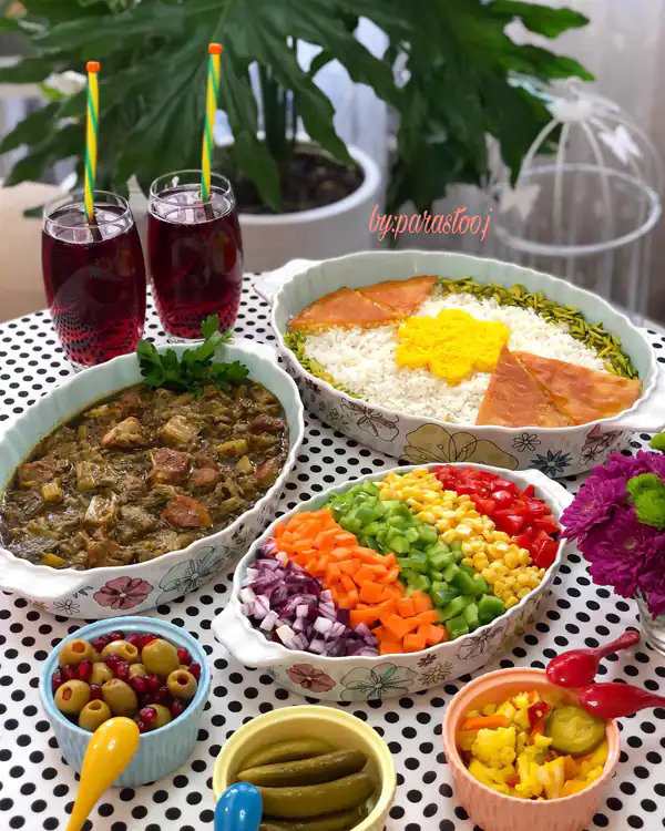 ایده میز شام مهمانی