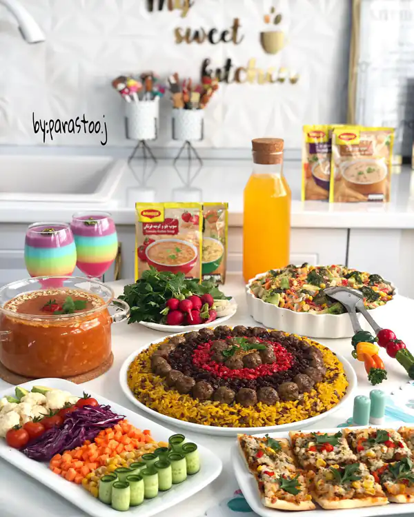 ایده میز شام مهمانی