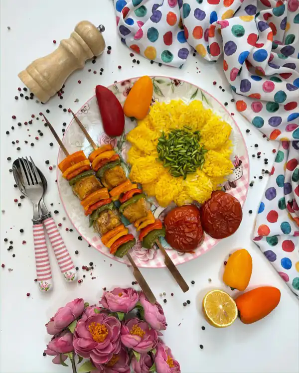 ایده تزیین کباب