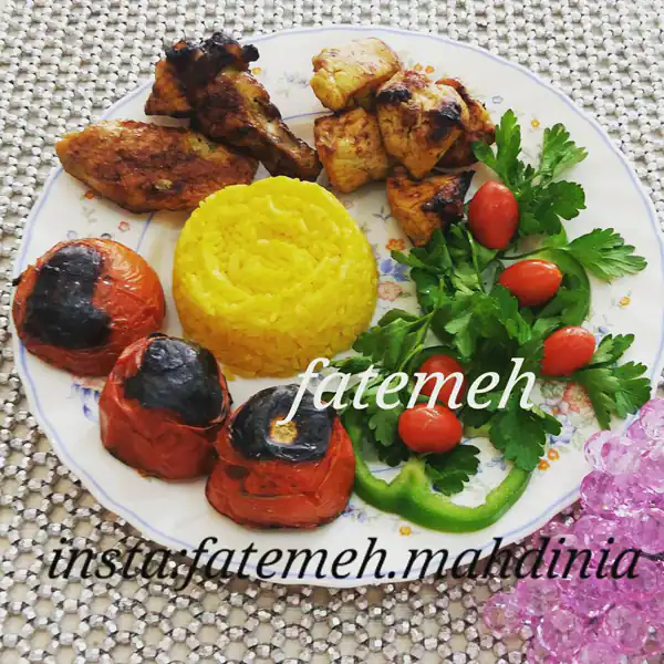 ایده تزیین کباب