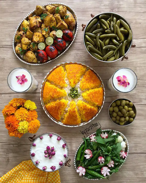 ایده تزیین کباب