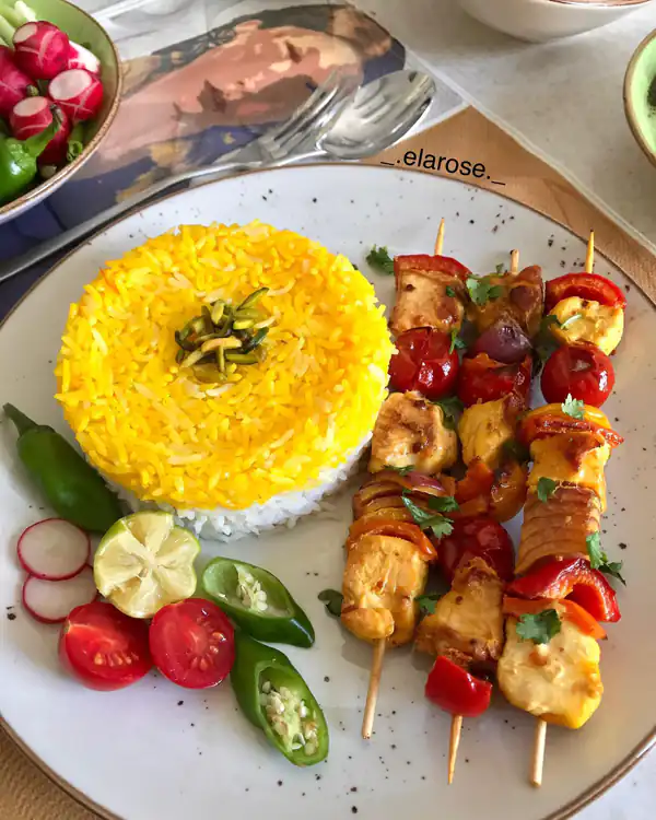 ایده تزیین کباب