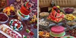 ایده تزیین میز شب یلدا امسال با ترفندهای جدید و ساده