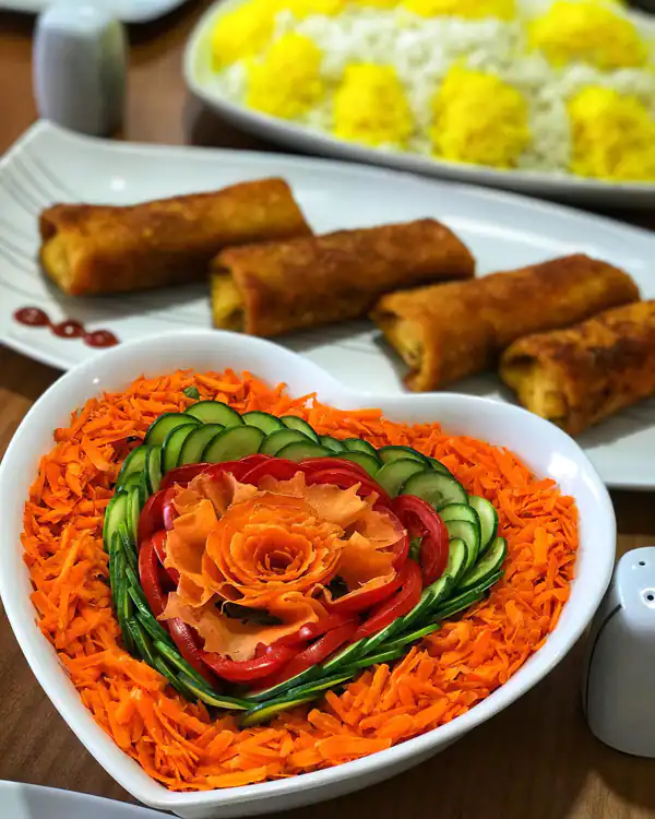 جدیدترین مدل تزیین سالاد فصل