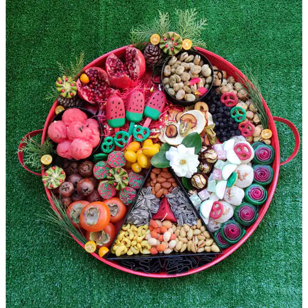 سینی شب یلدا برای عروس