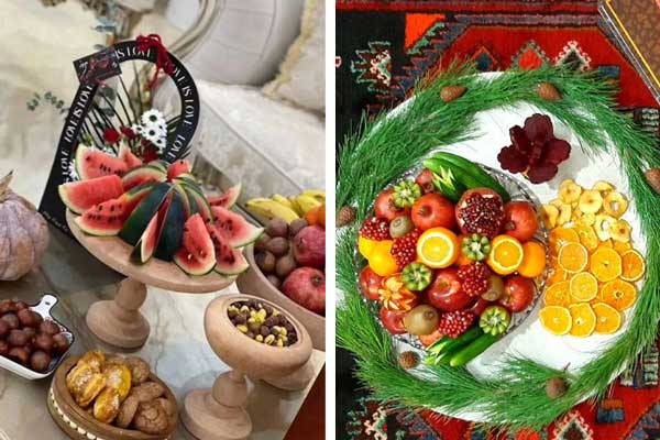 تزیین میوه شب یلدا برای عروس تزیین میوه شب یلدا در سینی تزیین میوه شب یلدا ساده تزیین میوه عروس ساده تزیین میوه شب یلدا برای مدرسه تزیین میوه عروس و داماد