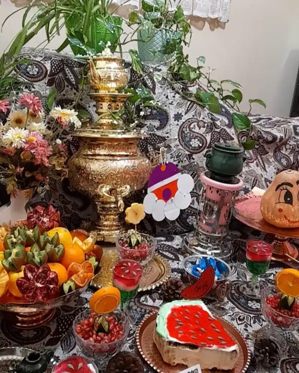 تزیین میوه شب یلدا جدید