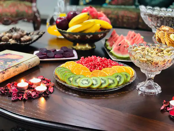 تزیین میوه شب یلدا جدید