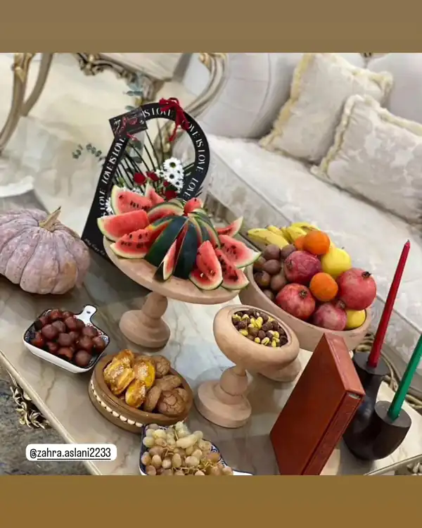 تزیین میوه شب یلدا جدید