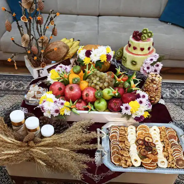 تزیین شب یلدا برای داماد