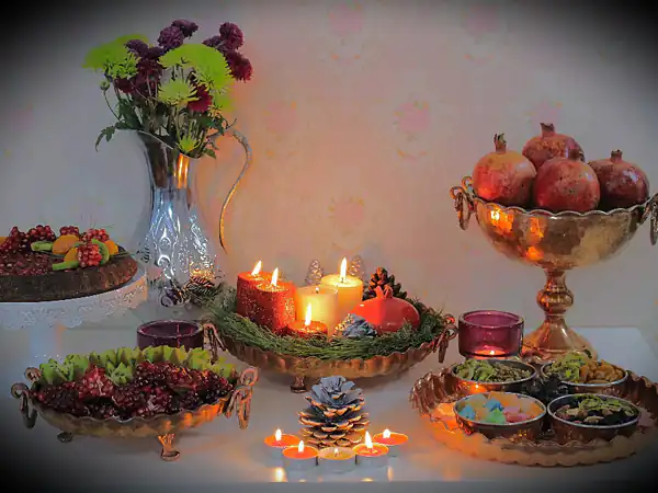 تزیین شب یلدا خانه عروس