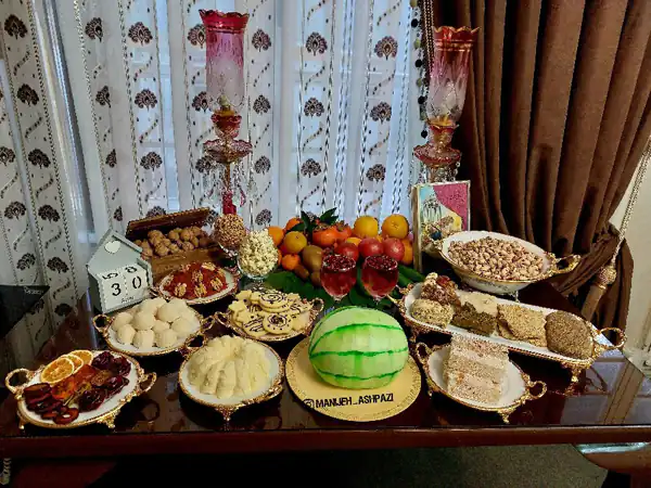 تزیین شب یلدا خانه عروس