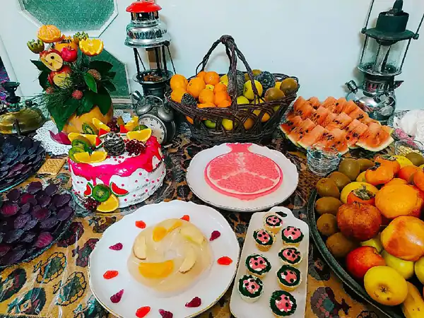 تزیین شب یلدا خانه عروس