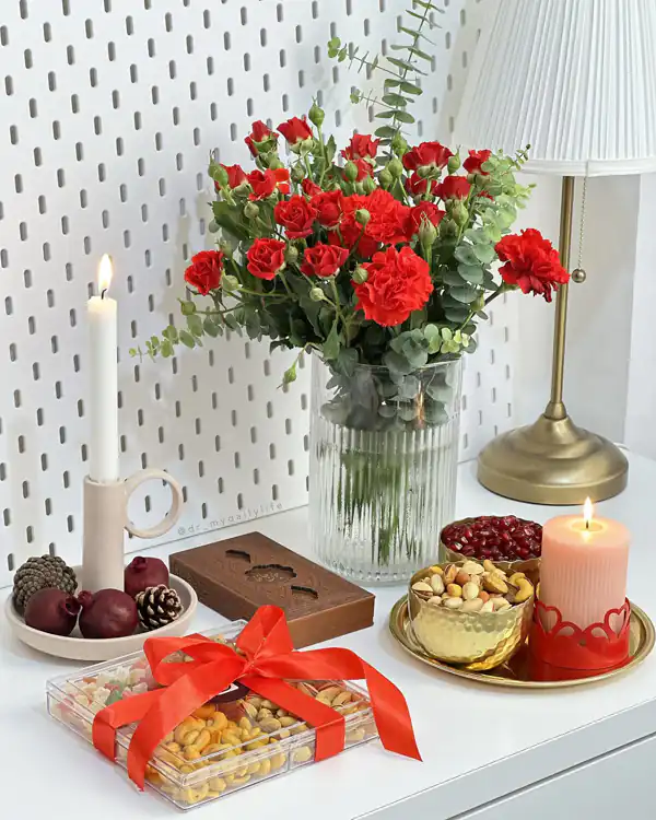 تزیین شب یلدایی عروس
