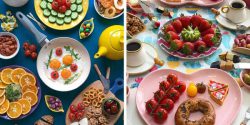 تزیین صبحانه جدید با سفره آرایی شیک و باکلاس برای مهمان