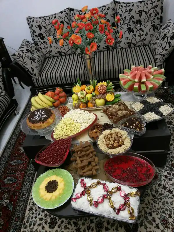 تزیینات شب یلدا برای عروس