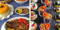 انواع غذا با تزیین های جدید و شیک + تزیین غذا برای مهمانی